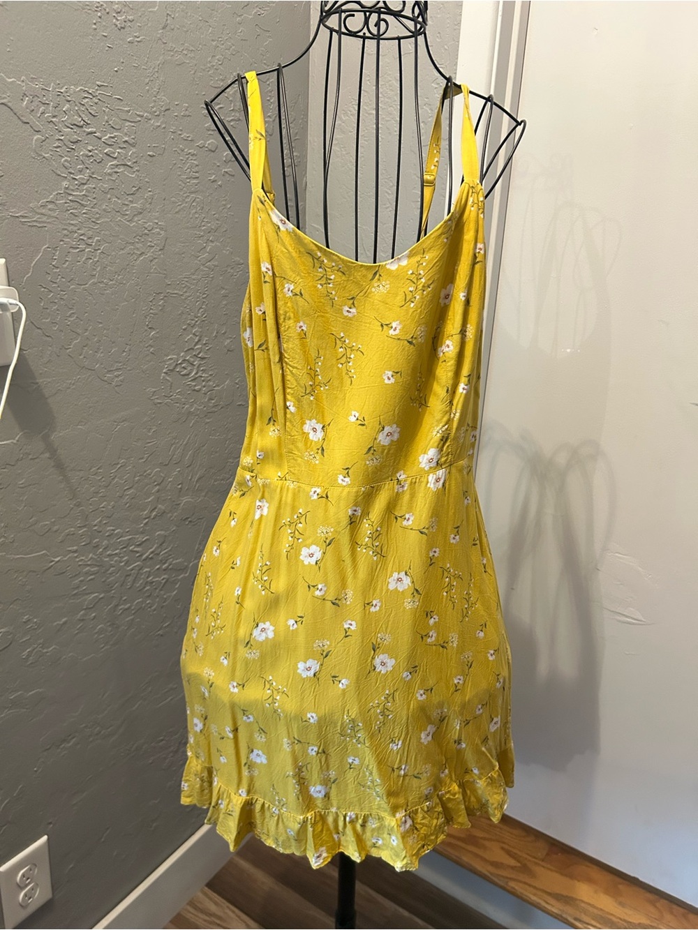 Old Navy Yellow Floral Sundress